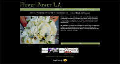 Desktop Screenshot of flowerpowerla.com