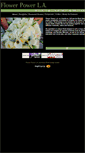 Mobile Screenshot of flowerpowerla.com