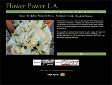 Tablet Screenshot of flowerpowerla.com